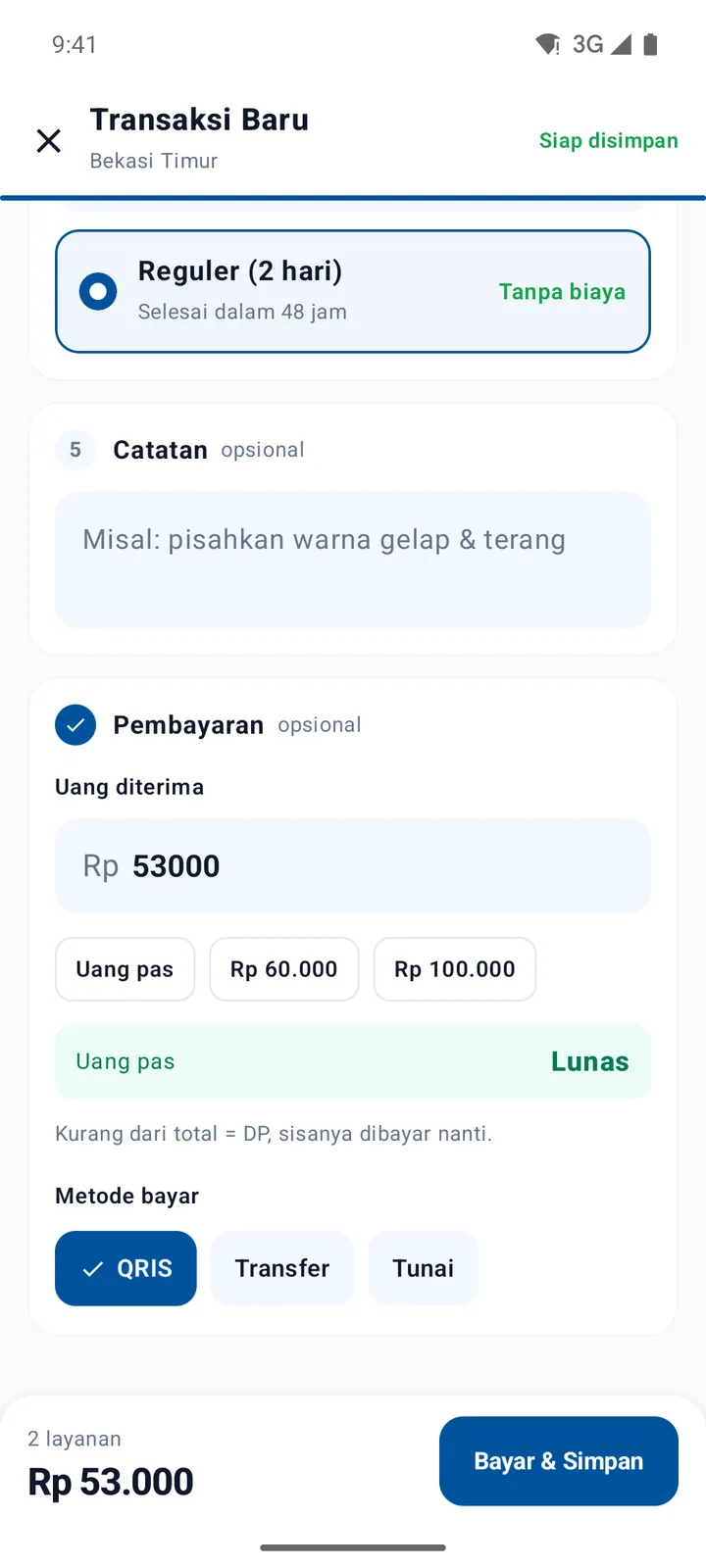 Memilih pembayaran